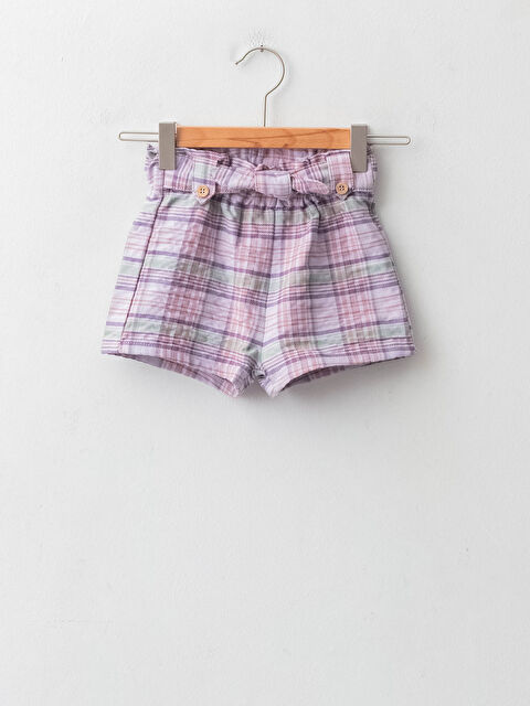 LCW baby Beba djevojčica LILA Kratke hlače - W16586Z1-LN0