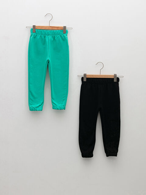 LCW baby Elasticated Waist Basic Baby Boys Jogger Tracksuit Bottom 2 Pack - W1BY01Z1-FGH