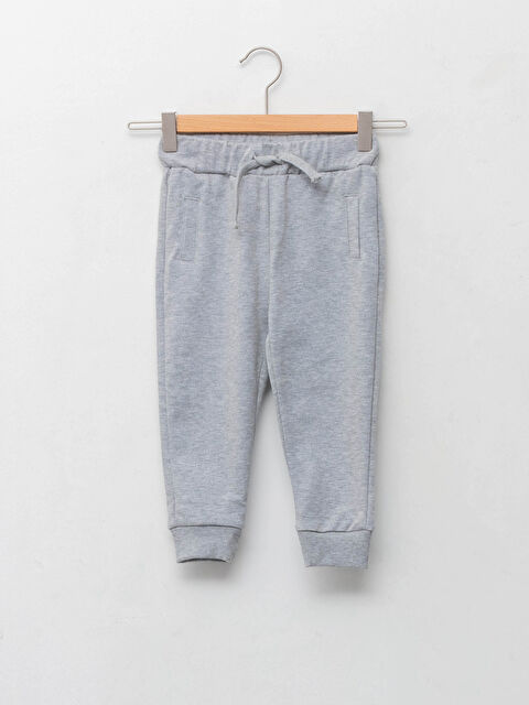 LCW baby بنطال رياضي للأولاد الرضع بخصر مطاطي أساسي - W1DR67Z1-D5P