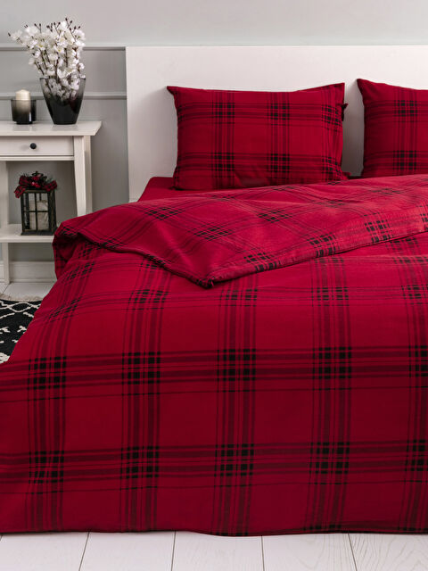 LCW HOME Parure de couette double à carreaux - W1HR22Z8-F9C