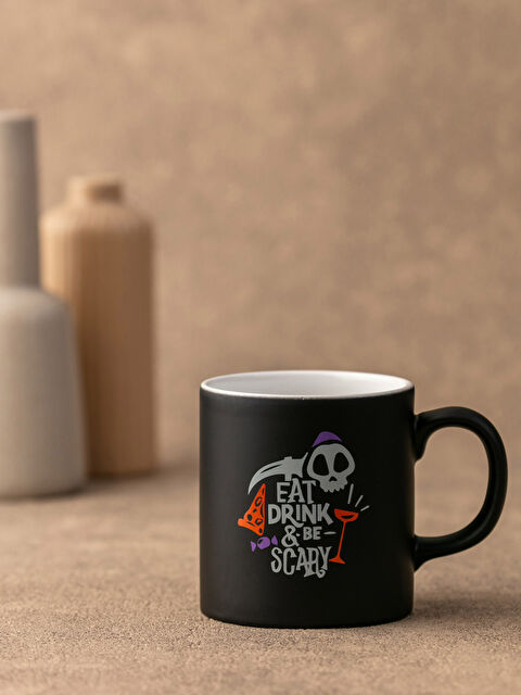 LCW HOME Slogan Printed Ceramic Mug Cup 320 Ml - W1IJ37Z8-F9C