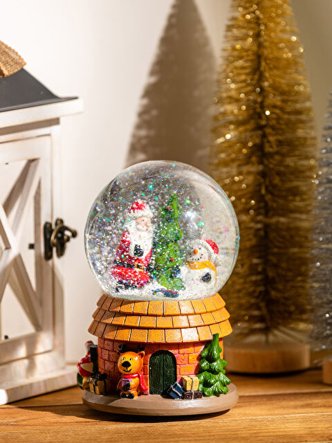 LCW HOME New Year Themed Snow Globe with Music 15 Cm - W28476Z8-F9C