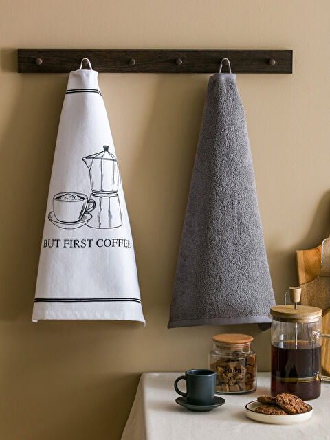 LCW HOME Printed Tea Towel 2 Pack 40x50 cm - W2HA58Z8-LQJ