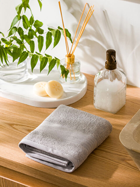 LCW HOME Regular Cotton Face Towel 50x80 Cm - W2HV49Z8-GYS