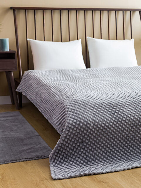 LCW HOME بطانية سرير مزدوج قماش ويلسوفت 220x240 سم - W3CY55Z8-CYY