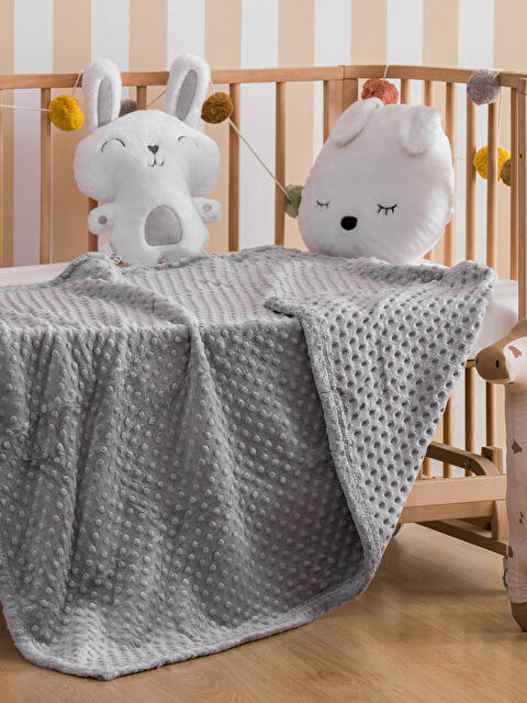 LCW HOME Tomurcuk Desenli Wellsoft Bebek Battaniye 90x110 cm - W3DH87Z1-CYY