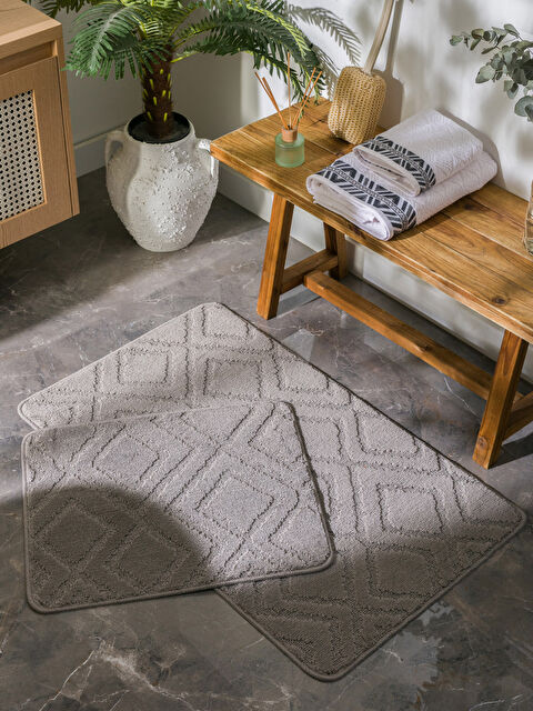 LCW HOME Patterned Bath Mat 2 Pack - W3FP52Z8-CTK