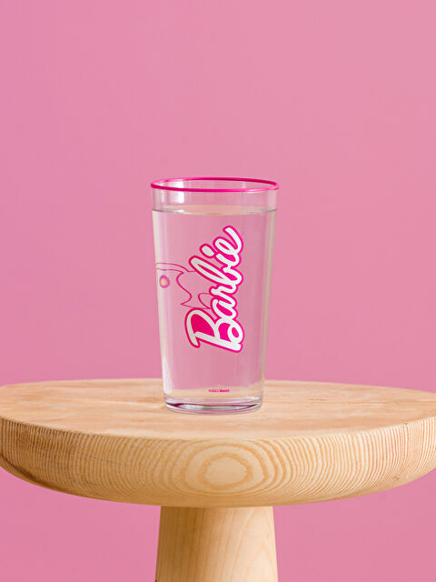 LCW HOME Barbie Printed Glass Soft Drink Glass 570 ml - W3FY20Z8-LT9