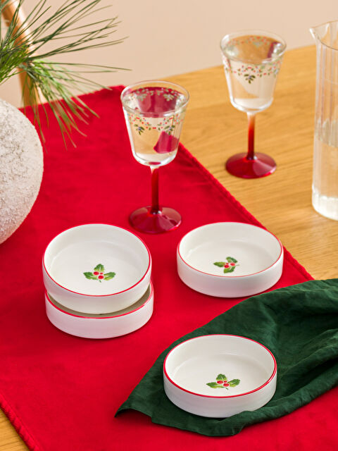 LCW HOME Lot de 4 Bols en Céramique Imprimés 13 cm - W3GS29Z8-F9C