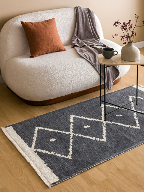 LCW HOME Desenli Çift Taraflı Halı 80x150 cm - W3HU00Z8-SSB