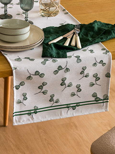 LCW HOME Çiçek Desenli Runner 45x150 cm - W3ID82Z8-LRR