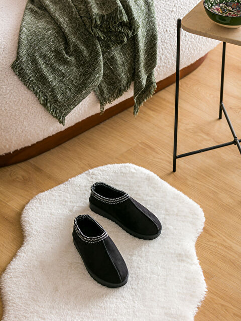 LCW STEPS Önü Kapalı Süet Kadın Ev Terliği - W3KA19Z8-HUC