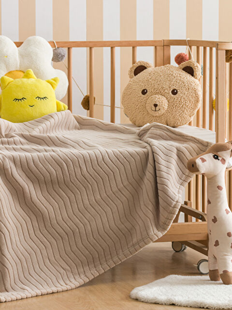 LCW baby Patterned Wellsoft Baby Blanket 90x110 cm - W4AU42Z1-G6W