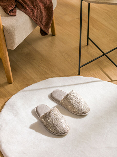 LCW STEPS Pelüş Kadın Ev Terliği - W4BT09Z8-EEW