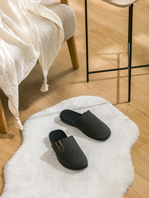 LCW STEPS Desenli Erkek Ev Terliği - W4CB15Z8-YJ1