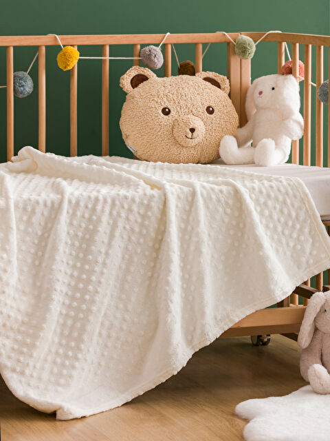 LCW HOME Wellsoft Bud Patterned Baby Blanket 90x110 cm