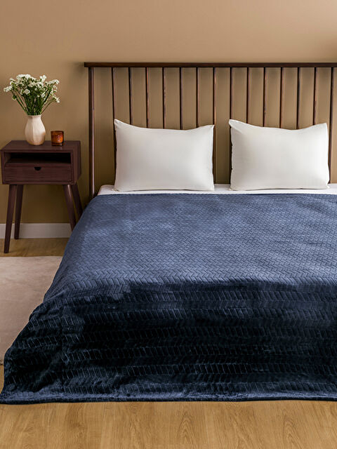 LCW HOME Desenli Çift Kişilik Battaniye 200x220 cm - W4DY78Z8-YFD