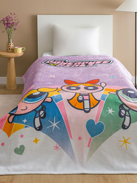 LCW HOME Powerpuff Girls štampano dečije ćebe 150x200 cm - W4DY82Z4-YG1