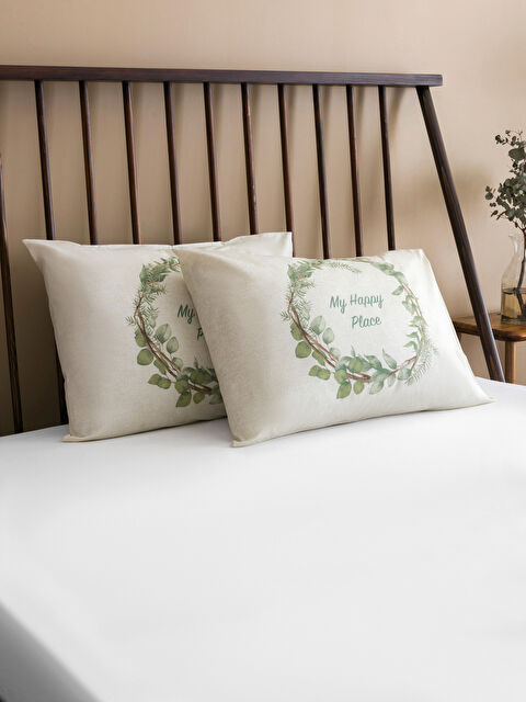 LCW HOME Baskılı Yastık Kılıfı 2'li 50x70 cm - W4FI79Z8-F9C