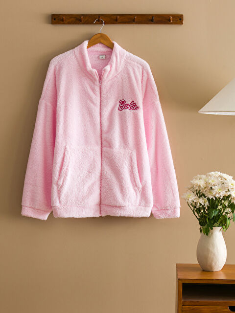 LCW HOME Barbie Nakışlı Kadın Sabahlık - W4FO97Z8-JH4
