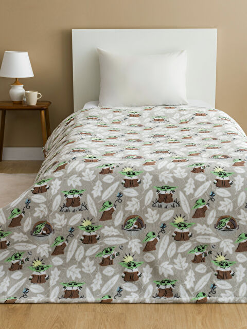 LCW HOME Star Wars Baskılı Tek Kişilik Çocuk Battaniye 150x200 cm - W4GV59Z4-YHA