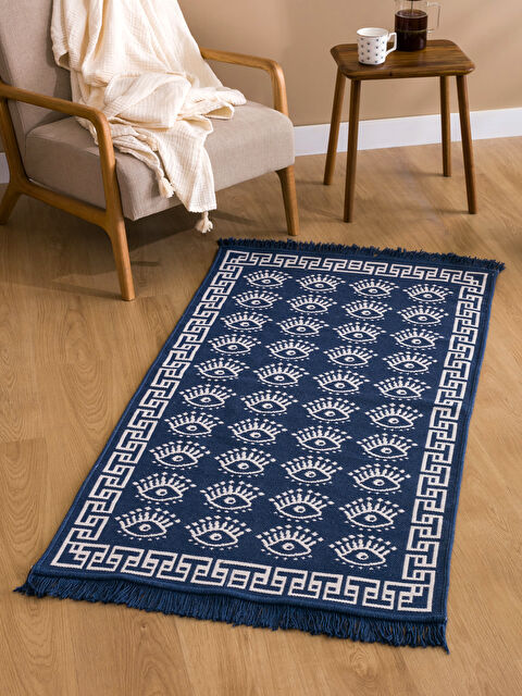 LCW HOME Çift Taraflı Göz Desenli Halı 80x140 cm
