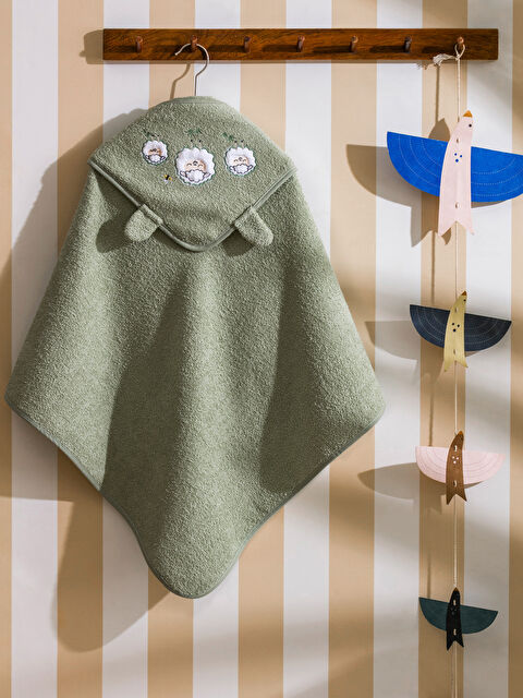 LCW HOME Hayvan Nakışlı Bebek Bornoz - W4JE46Z1-RQ2