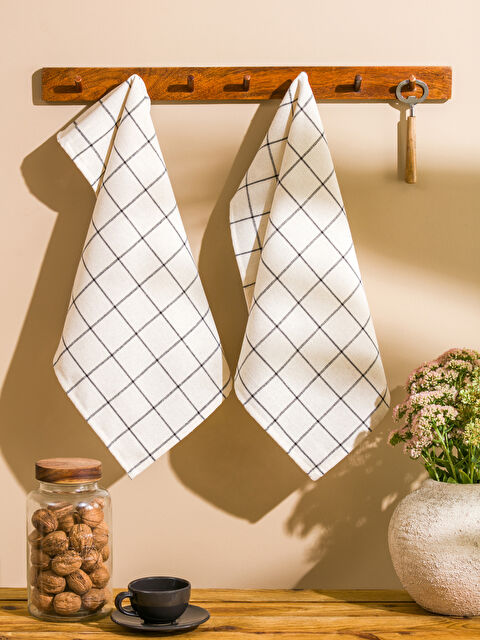 LCW HOME Desenli Kurulama Bezi 2'li 40x60 cm - W4KN79Z8-LQJ