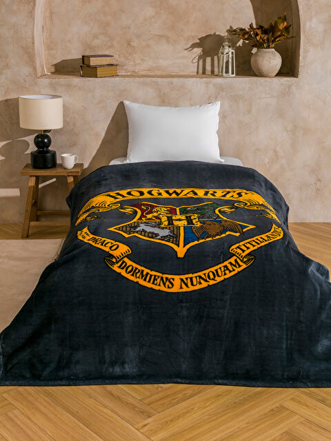 LCW HOME Harry Potter Baskılı Tek Kişilik Battaniye 150x200 cm - W57741Z4-F9C