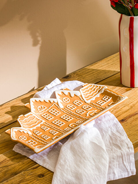 LCW HOME Kurabiye Ev Seramik Sunum Tabağı - W5CJ41Z8-M0T