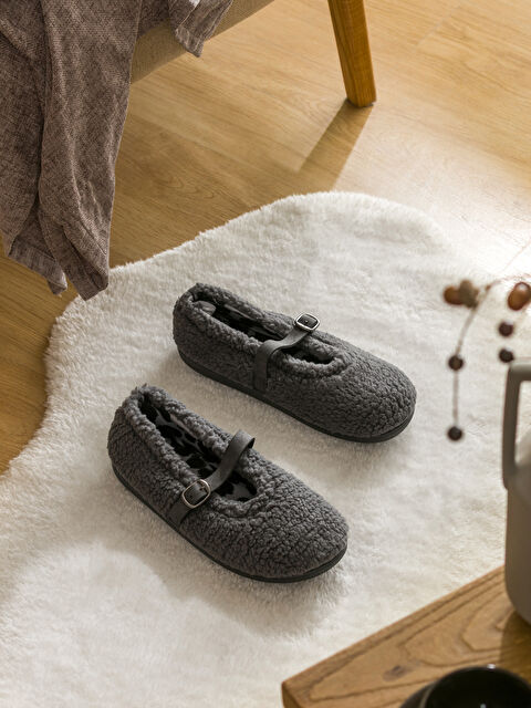 LCW STEPS Kadın Pelüş Ev Terliği - W5EL03Z8-RSZ