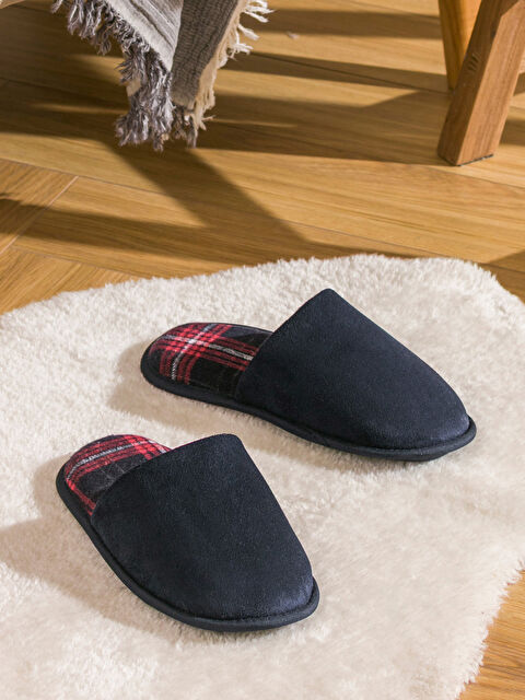 LCW STEPS Süet Görünümlü Erkek Ev Terliği - W5EL60Z8-CRP