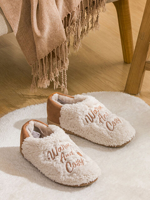 LCW STEPS Kadın Pelüş Ev Botu - W5GD30Z8-R81