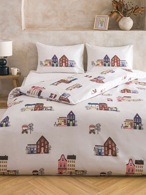 LCW HOME Baskılı Çift Kişilik Nevresim Takımı - W5H693Z8-F9C