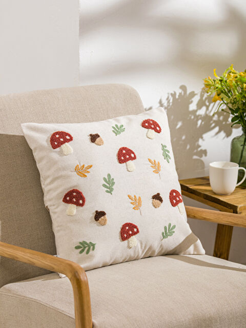 LCW HOME Baskılı Kırlent Kılıfı 45x45 cm - W5HC78Z8-F9C