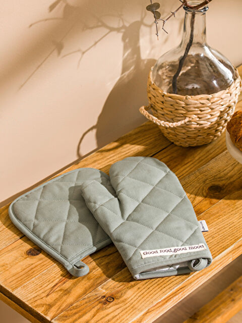 LCW HOME قفاز فرن بنقشة مبطنة وماسكة أواني - S62518Z8-S3L