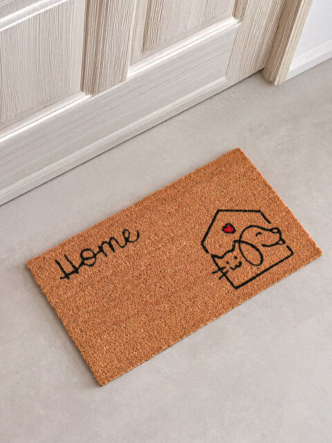 LCW HOME Home Yazı Baskılı Kapı Önü Paspası 35x60 cm - W5K296Z8-F9C