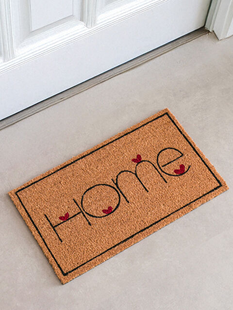 LCW HOME Home Yazı Baskılı Kapı Önü Paspası 60x35 cm - W5K297Z8-F9C