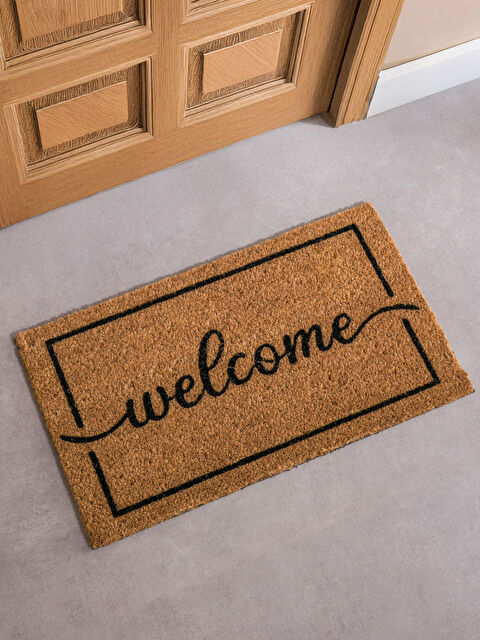 LCW HOME Yazı Baskılı Kapı Önü Paspası 45x75 cm - W5K300Z8-F9C