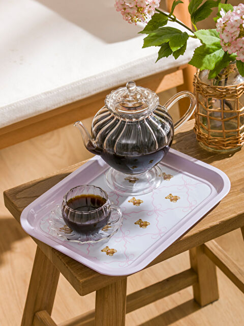 LCW HOME Ayı Baskılı Metal Tepsi 29 cm - W5LJ50Z8-F9C