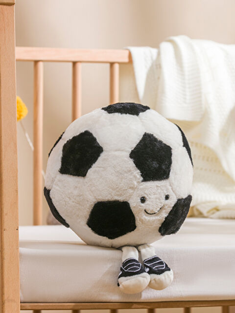 LCW HOME Futbol Topu Figürlü Pelüş Bebek Kırlent 24 cm - W5LK96Z4-F9C