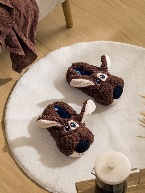 LCW STEPS Hayvan Figürlü Pelüş Erkek Çocuk Panduf - W5OL68Z4-ZHA