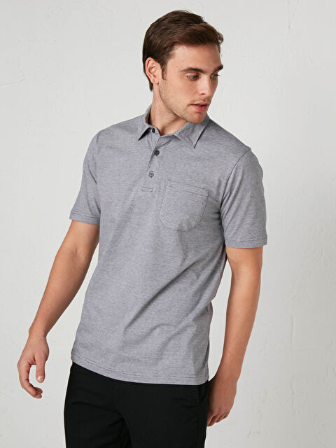 LCWAIKIKI Classic Polo Neck Short Sleeve Combed Cotton T-Shirt - S11435Z8-LFY