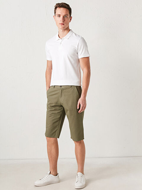 LCWAIKIKI Classic Standard Fit Gabardine Shorts - S11537Z8-LV7