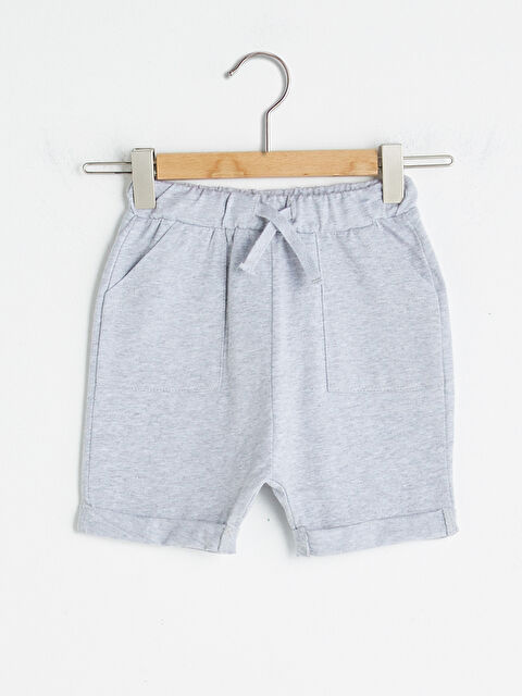 LCW baby Elasticated Waist Basic Baby Boys' Shorts - S12514Z1-F8Y