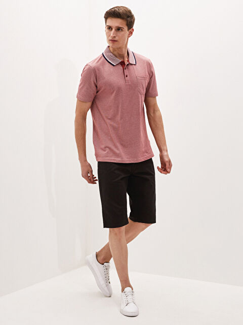 LCWAIKIKI Classic Regular Fit Gabardine Men's Shorts - S13694Z8-CVL