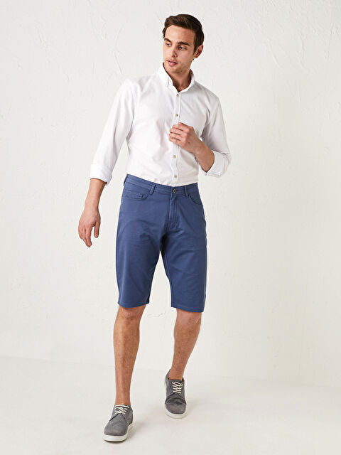 LCWAIKIKI Classic Shorts pour Hommes en Gabardine à Coupe Régulière - S13694Z8-Q6Y