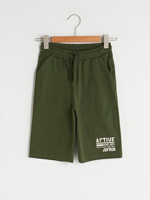 LCW Kids شورت للأولاد مطبوع بخصر مرن - S14309Z4-HCY