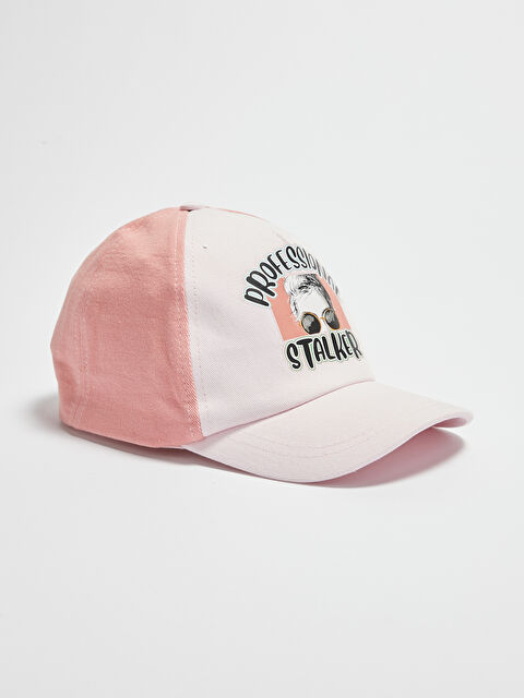 LCW ACCESSORIES قبعة بنات مطبوعة بشعار - S15269Z4-LT4