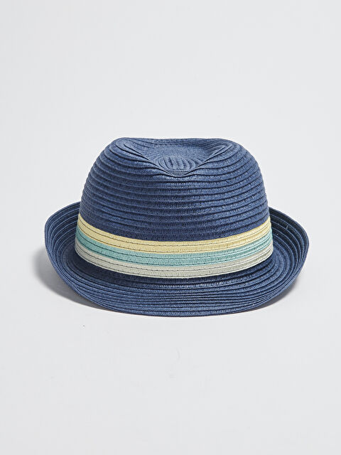 LCW baby Жолақты егжей-тегжейлі нәресте ұл сабан қалпақ - S16309Z1-HQ6